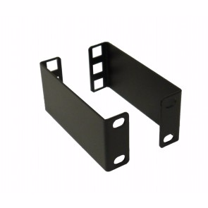 1RU 100mm Depth Extension / Recess Brackets. Pack of 2.