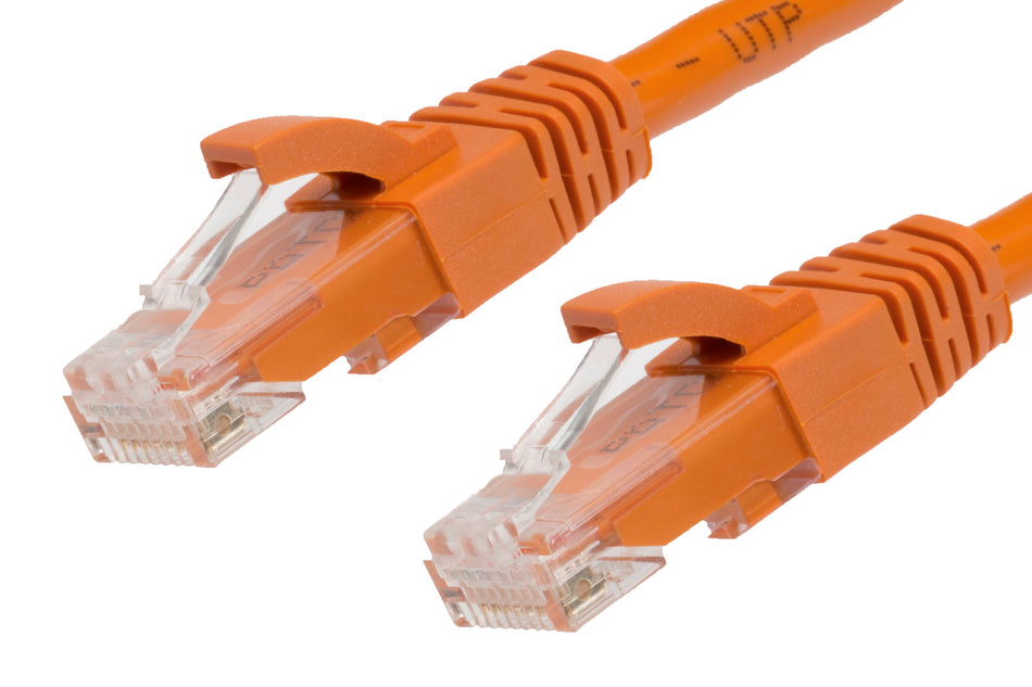 2.5m RJ45 CAT6 Ethernet Network Cable | Orange