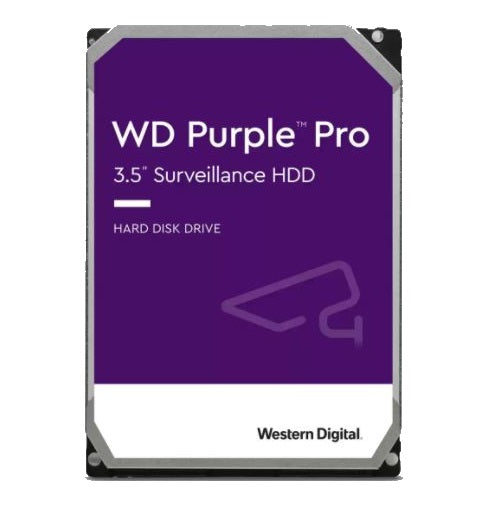 Western Digital WD Purple 10TB 3.5" Surveillance HDD 7200RPM 256MB SATA3 6Gb/s 265MB/s 550TBW 24x7 64 Cameras AV NVR DVR