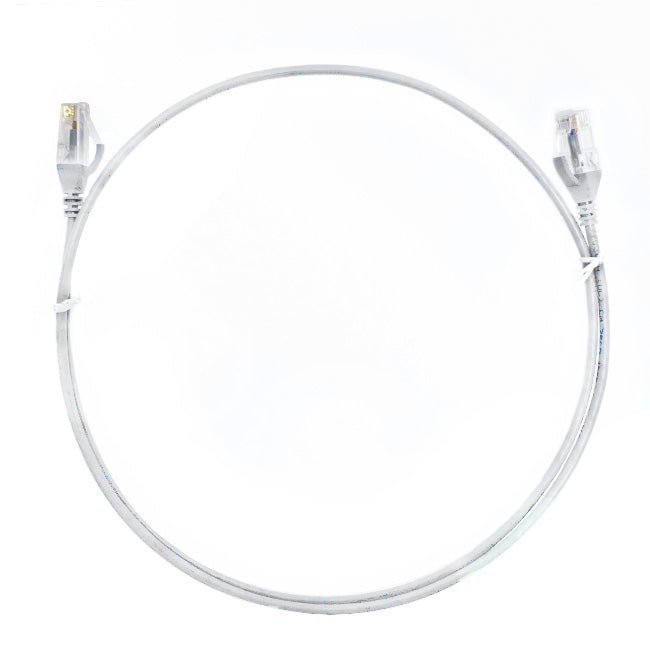 0.5m CAT6 Ultra Thin LSZH Ethernet Network Cable | White