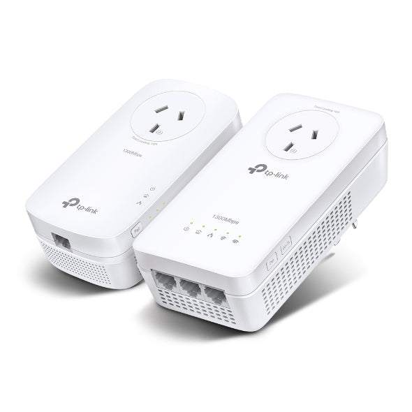 TP-Link | TL-WPA8631P KIT | AV1300 Gigabit Passthrough Powerline ac Wi-Fi Kit