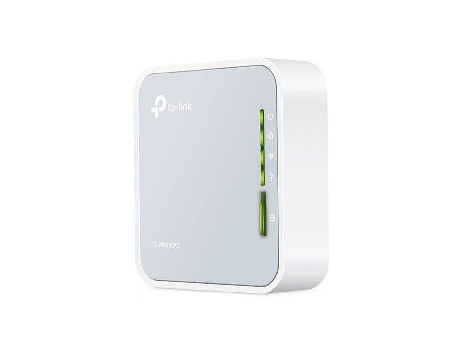 TP-Link | TL-WR902AC | AC750 Dual Band Wireless Mini Pocket Router