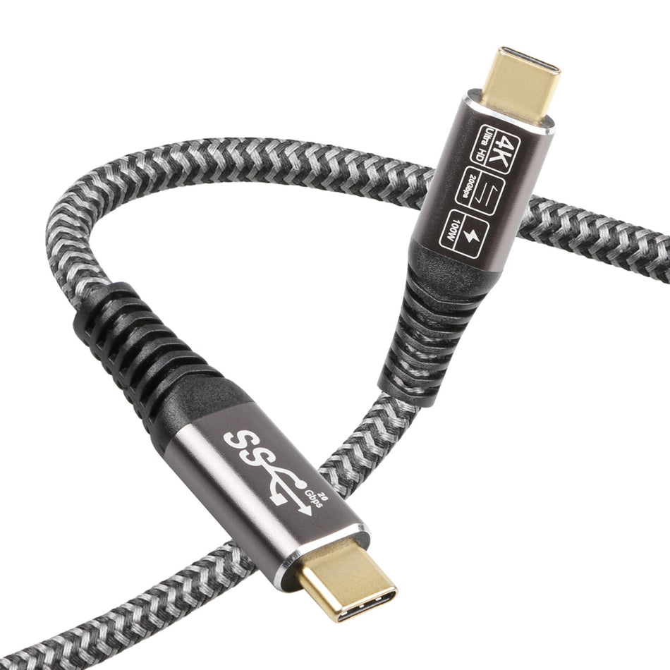 2m USB 3.2 (3.1 GEN 2x2) USB C M/M Certified Premium Cable | 20G & 100W Support