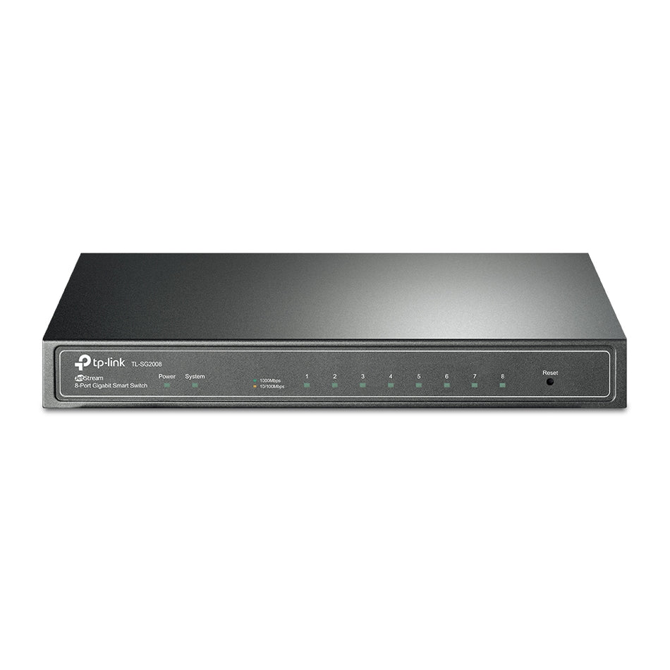 TP-Link TL-SG2008 | JetStream 8 port Gigabit Smart Switch including 1 PoE IN Port