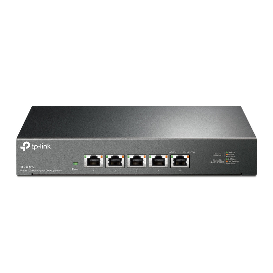 TP-Link  TL-SX105 | 5 Port 10G Multi-Gigabit Desktop Switch