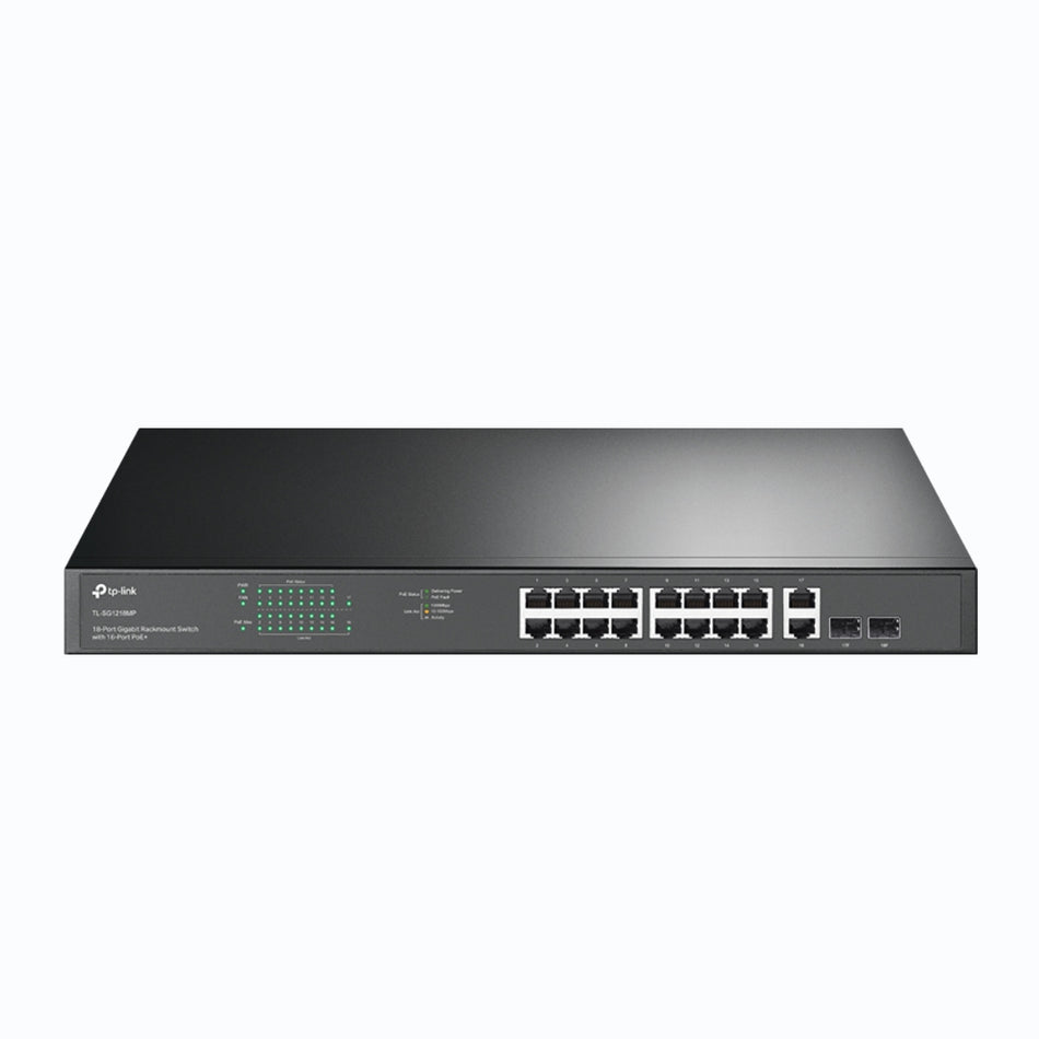 TP-Link TL-SG1218MP |18 Port Gigabit Rackmount Switch with 16 port PoE+