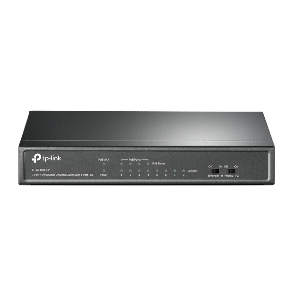 TP-Link TL-SF1008LP | 8 Port 10/100 Mbps Desktop Switch with 4 Port PoE