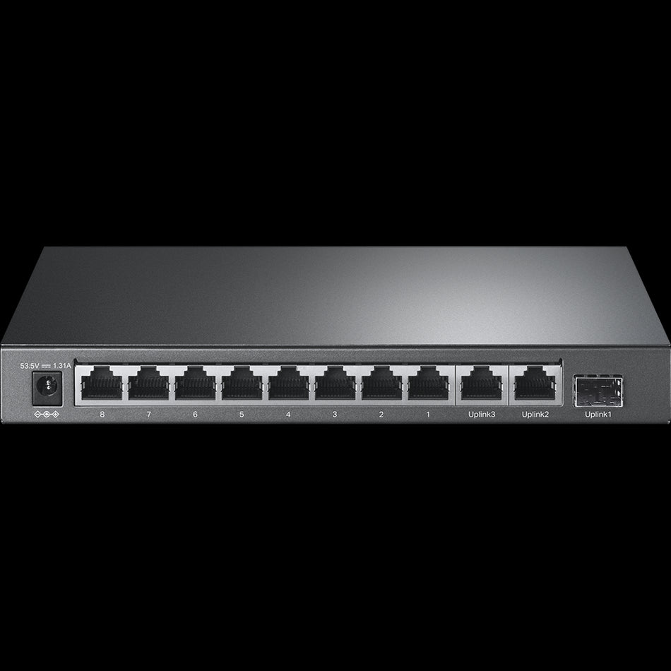 TP-Link TL-SL1311P | 8 Port 10/100Mbps + 3 Port Gigabit Desktop Switch with 8 Port PoE+