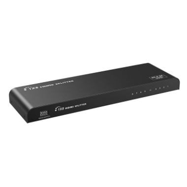 8 Port HDMI® Spliter |1 HDMI source to 8 HDMI displays simultaneously with EDID dial switch and HDR function