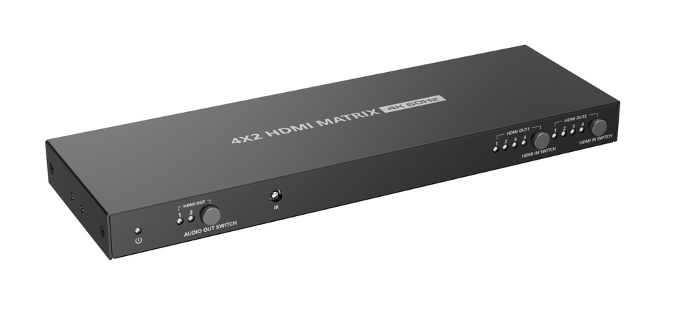 4K @60Hz 4 x 2 HDMI® Matrix Switch