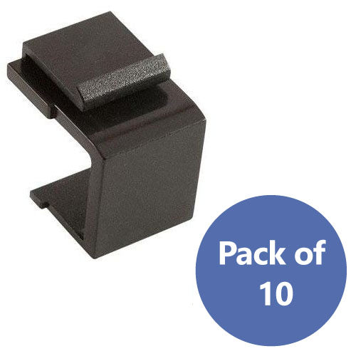 Keystone Blank Inserts-Black Pack of 10