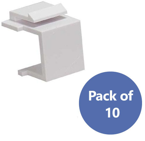 Keystone Blank Inserts-White Pack of 10