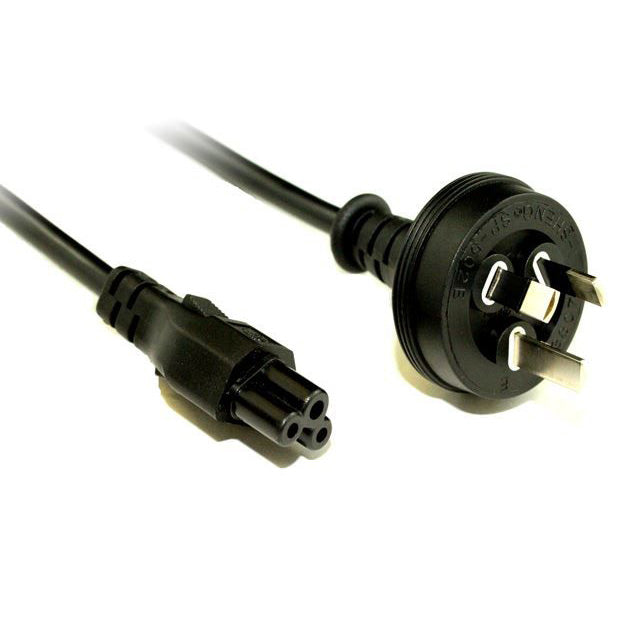 IEC C5 Clover Leaf Style Appliance Power Cable Black 5M