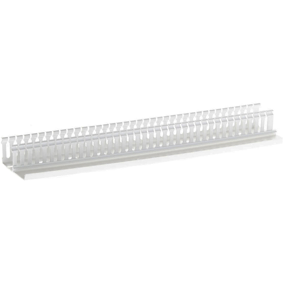 Slotted Cable Ducting - 2m Length 45 x 45mm: White