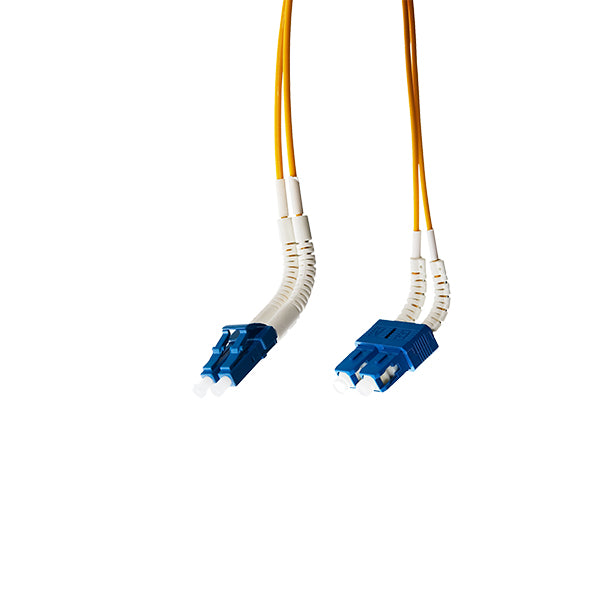 1m LC-SC Flexi Boot OS1/OS2 Singlemode Fibre Optic Cable