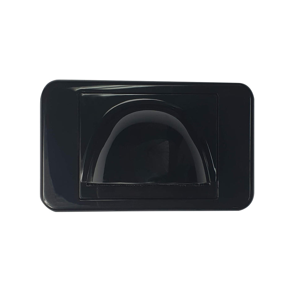 Bullnose Wall Plate: Black