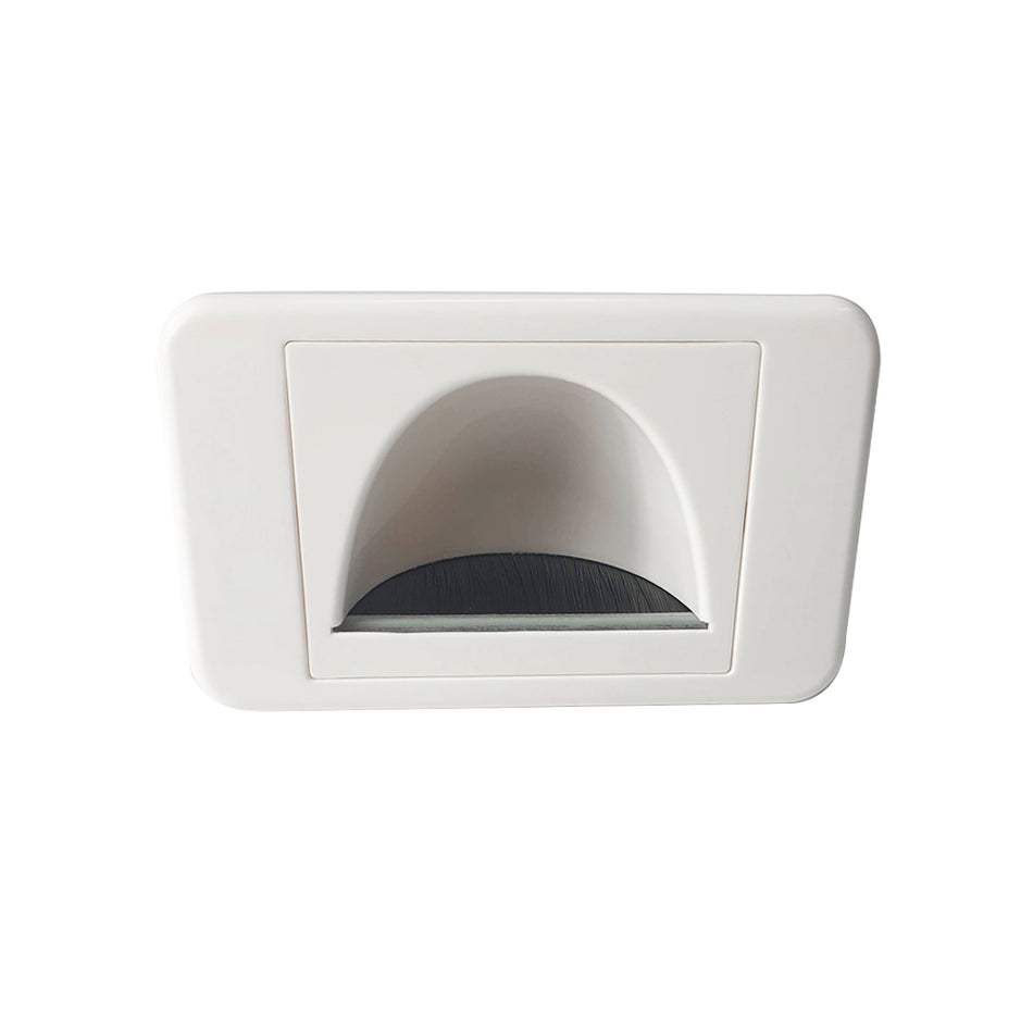 Bullnose Reverse Wall Plate: White