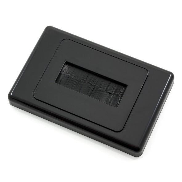 Brush Wall Plate -  Black