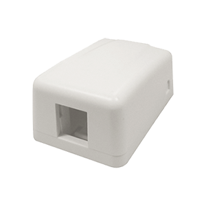 Single Keystone Surface Mount Box