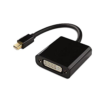 15cm Mini DisplayPort Male to DVI Female: Black