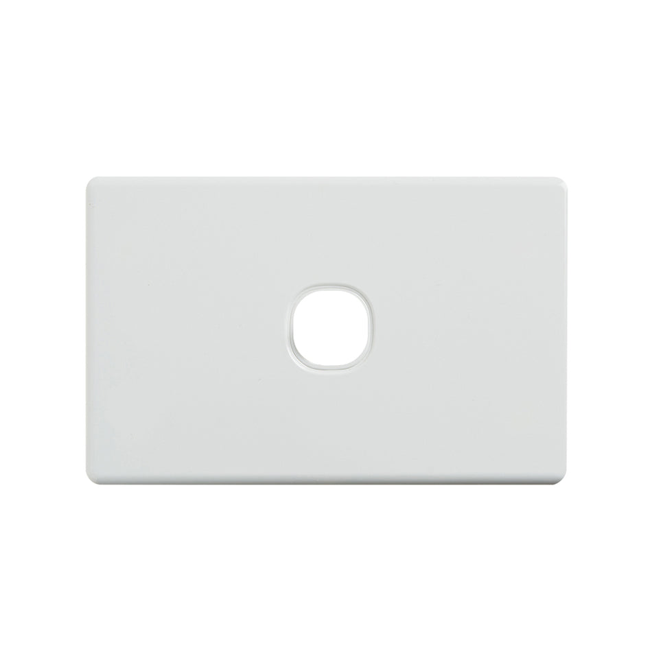 4C | Classic 1 Gang Switch Cover Plate | White