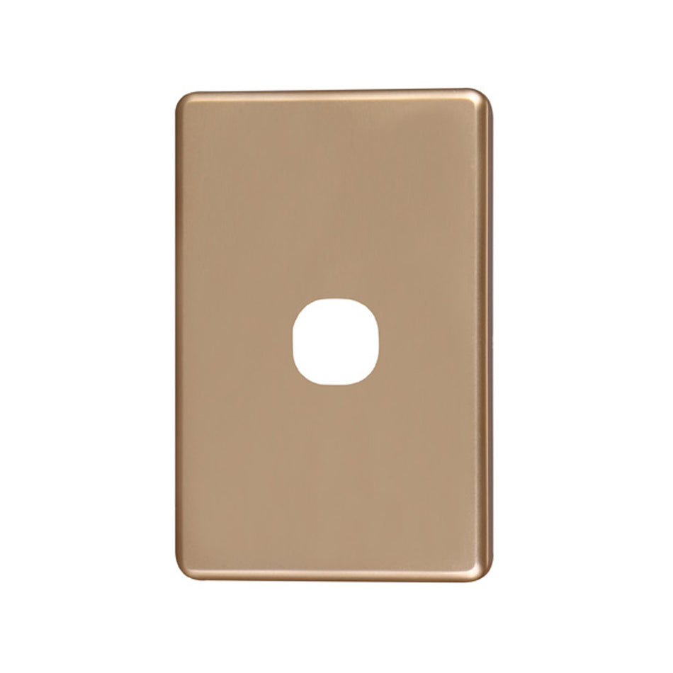 4C | Classic 1 Gang Switch Cover Plate | Gold