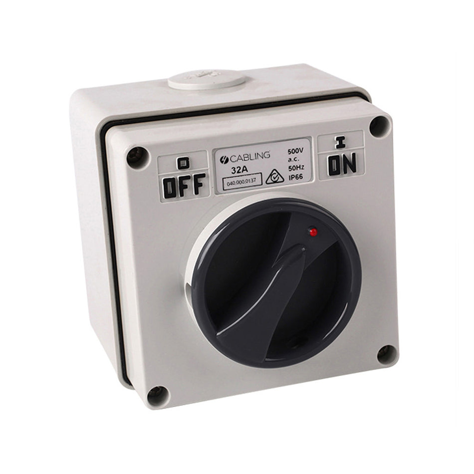 4C | Surface Switch  IP66 2Pole 500V 32A