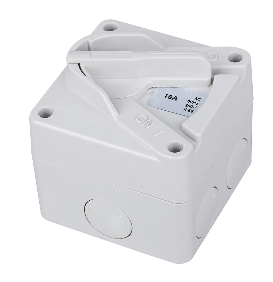 4C | Weatherproof Switch 1 Pole IP66 250V 20A