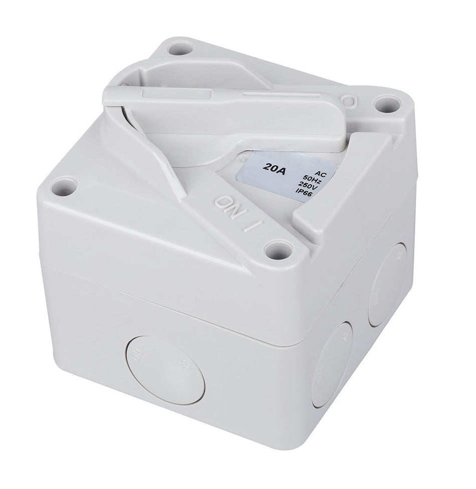 4C | Weatherproof Switch 2 Pole IP66 250V 16A