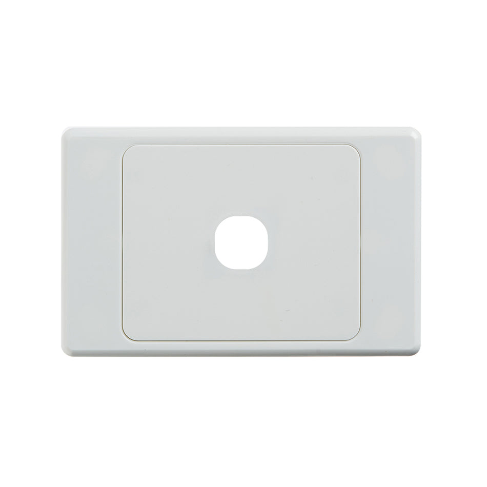 4C | Ultima 1 Gang Switch Cover Plate | White