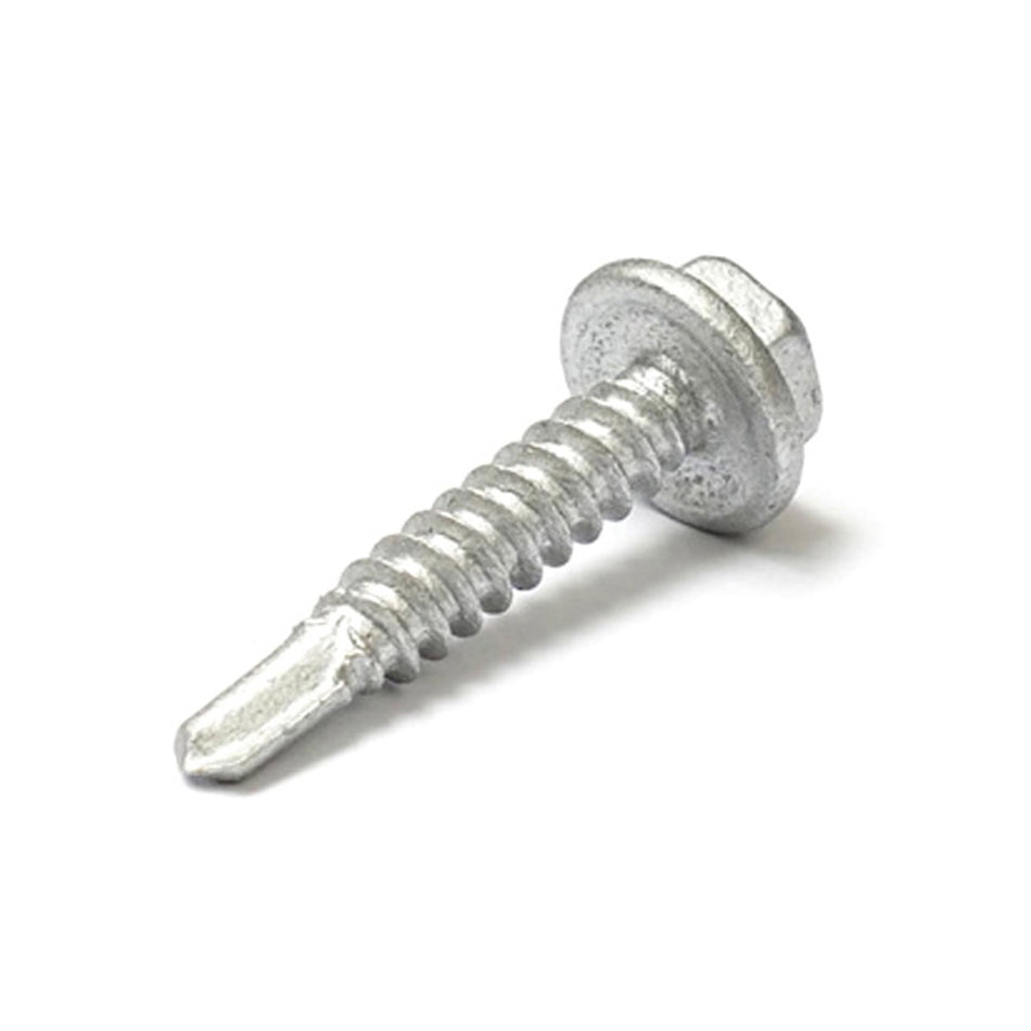 4C | Hex Head Self Drill Screws C3 Galvanised 10G x 25mm Box of 500