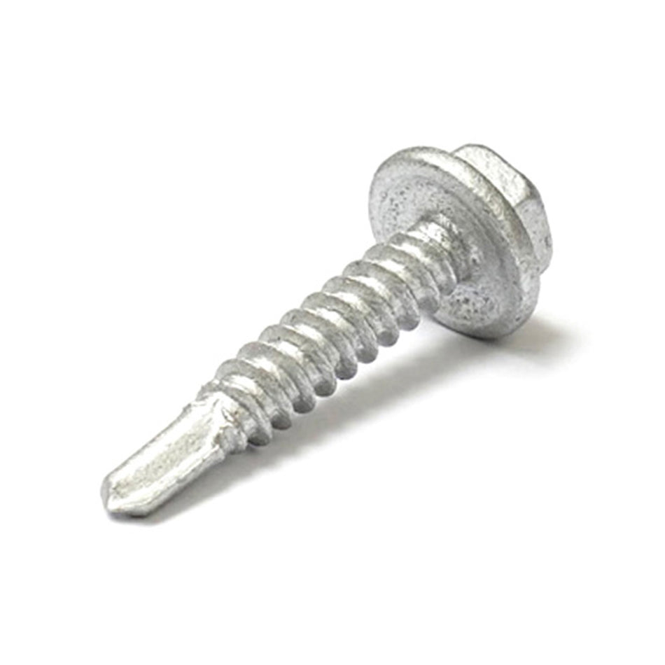 4C | Hex Head Self Drill Screws C3 Galvanised 12G x 20mm Box of 200