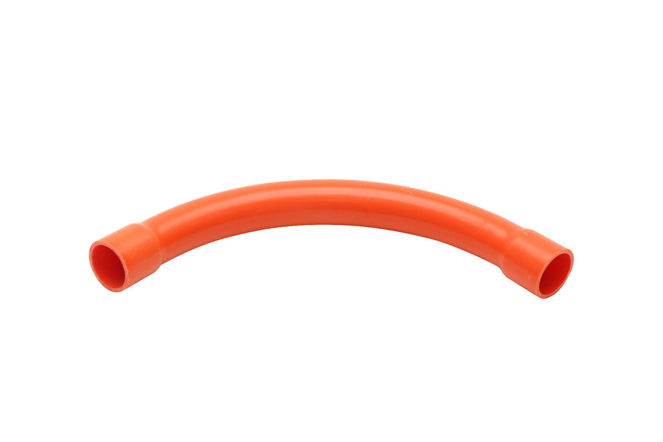 4C | 25mm Sweep Bend 90° Heavy Duty Orange