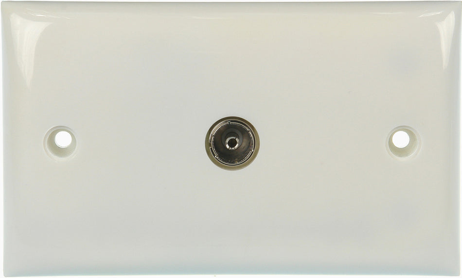 Wallplate Single Pal Outlet - Saddle & Screw