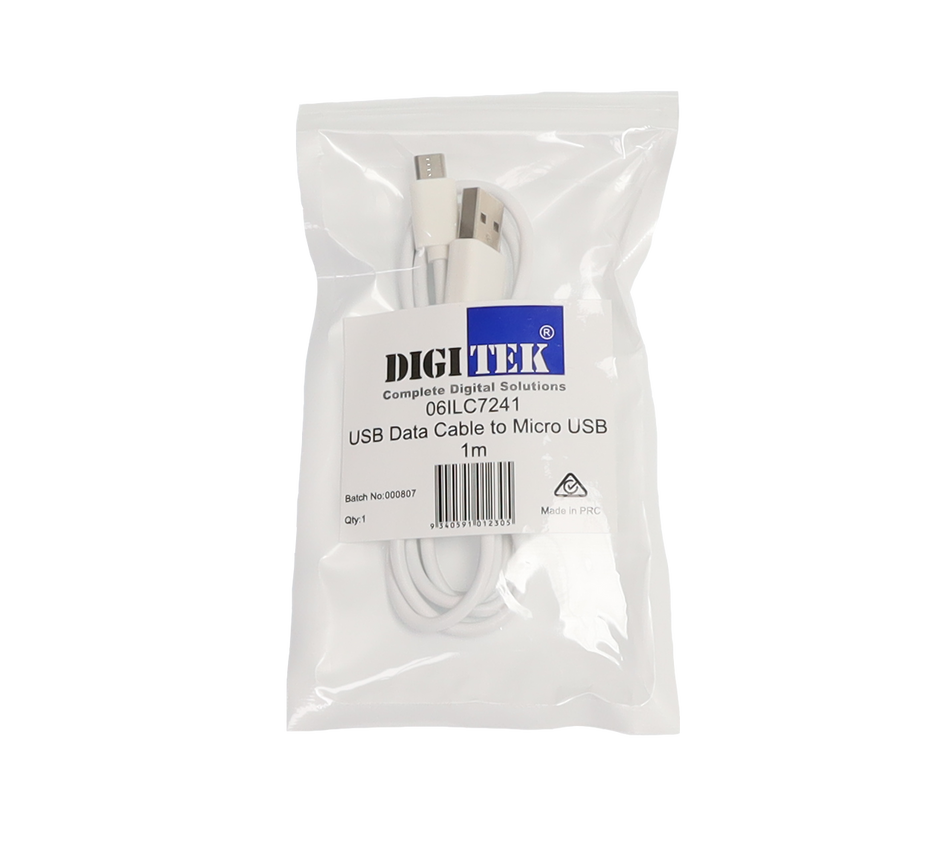 Digitek USB Male to Micro USB Male Lead - 1M