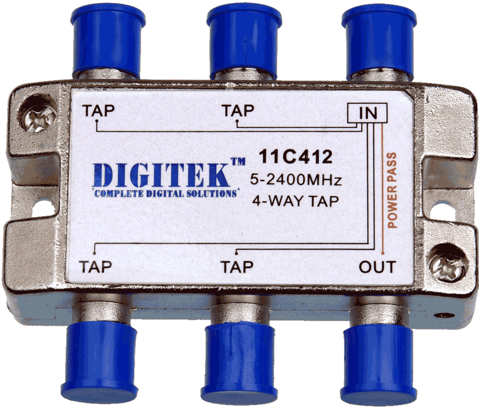 Digitek 4 Drop 12dB 5-2400MHz Coupler