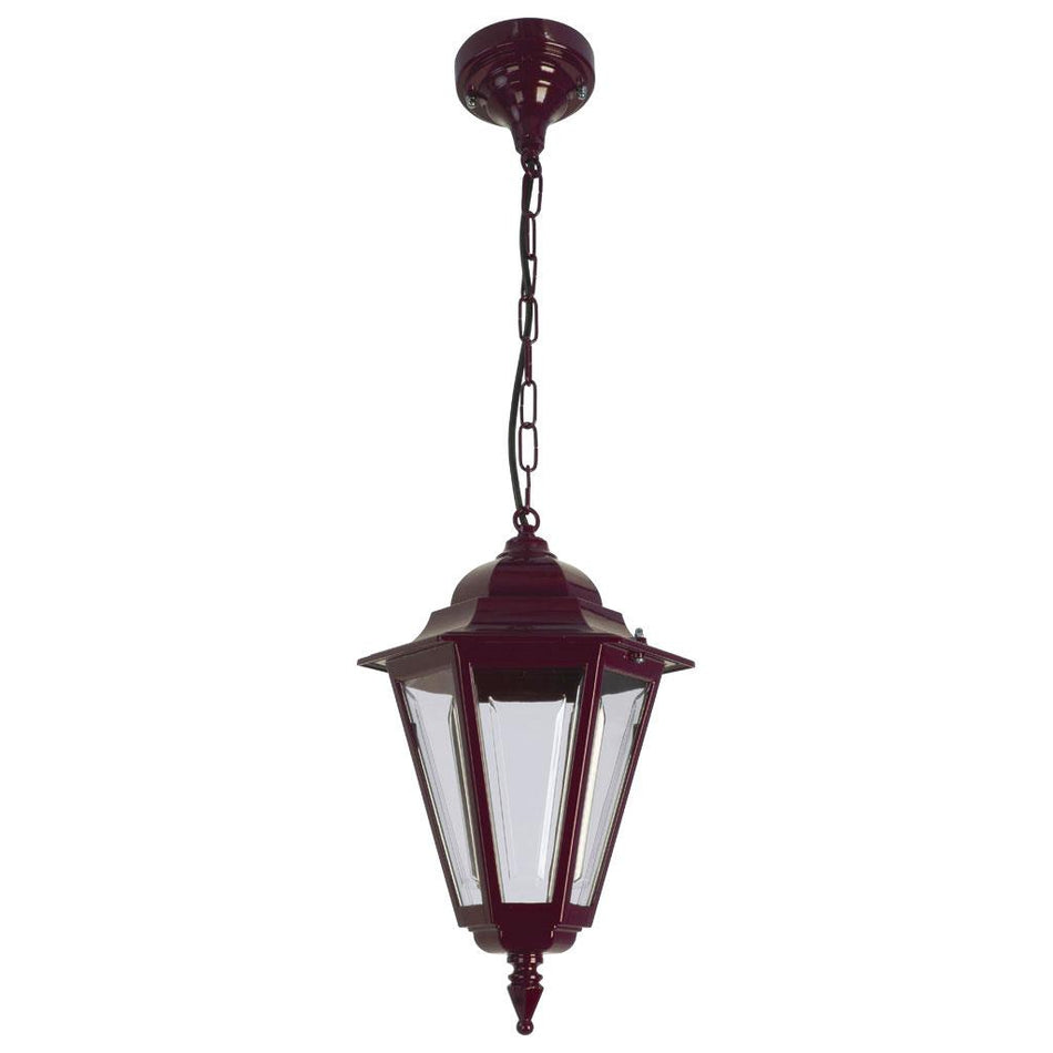 Turin Pendant Light Burgundy