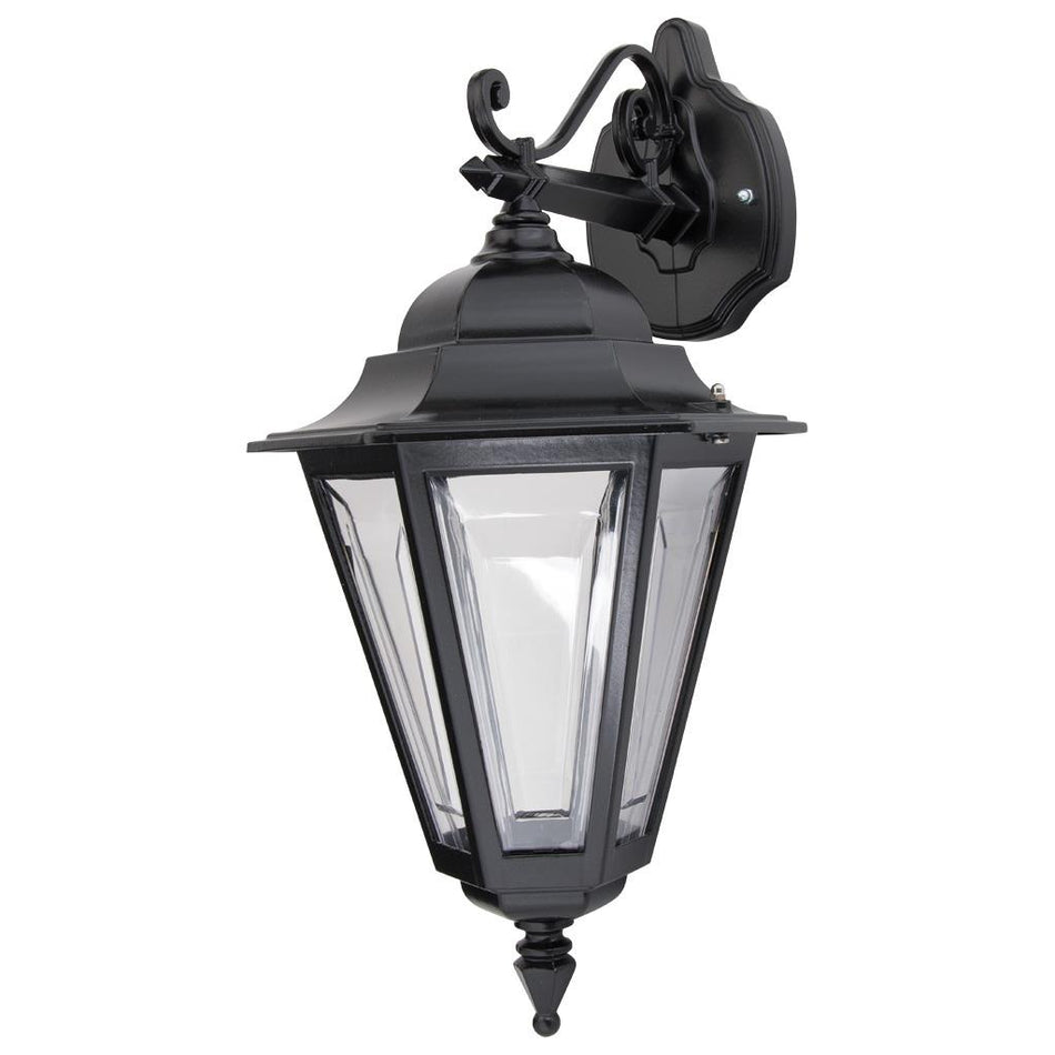 Turin Downward Wall Light Black