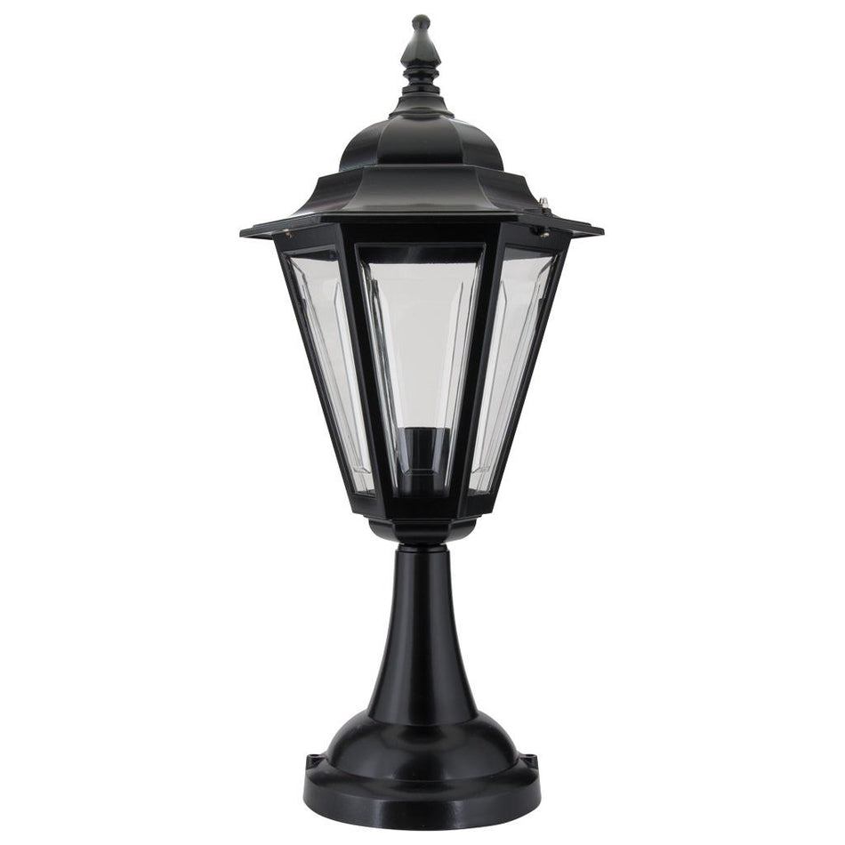 Turin Pillar Mount Light Black