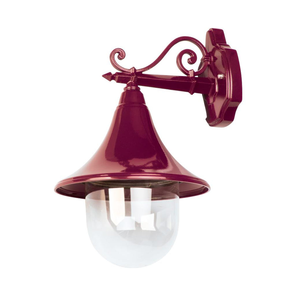 Monaco Hanging Wall Light Burgundy