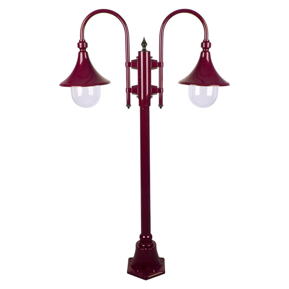 Monaco Twin Head Short Post Light Burgundy