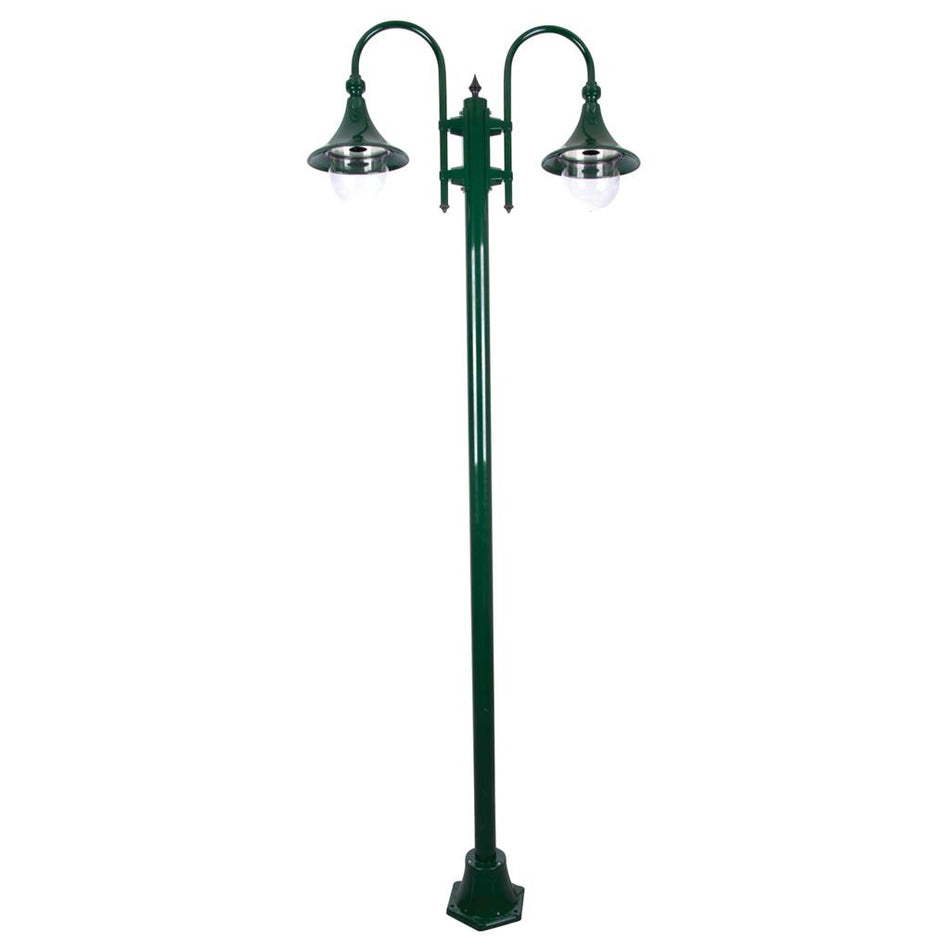 Monaco Twin Head Plain Post Light Green