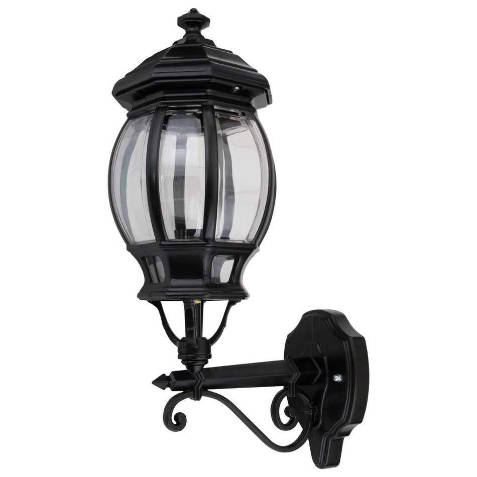 Vienna Upward Wall Light Black