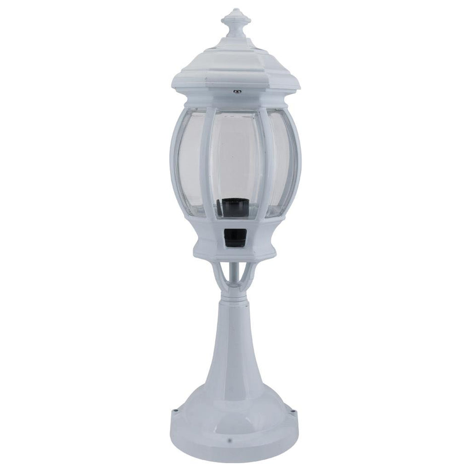 Vienna Pillar Mount Light White