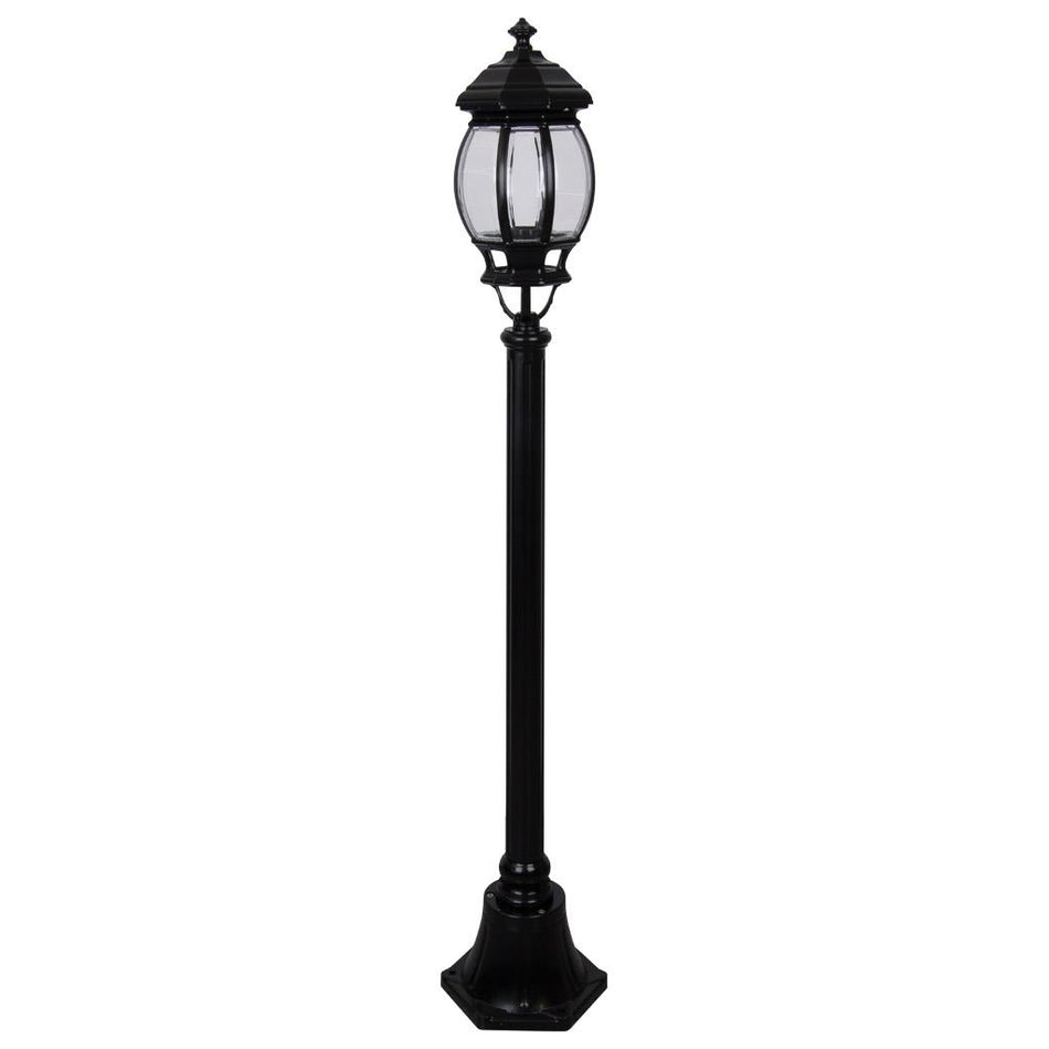 Vienna Single Head Short Post Light Black