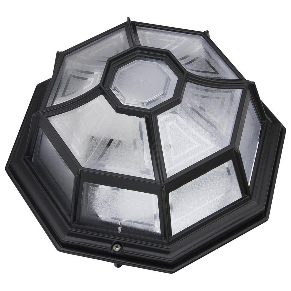 Vienna B22 240V Flush Mount Light Black