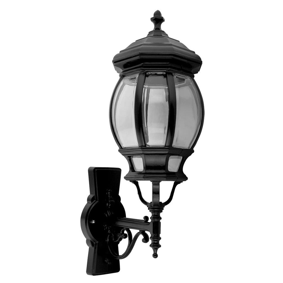 Vienna Upward Wall Light Large Black