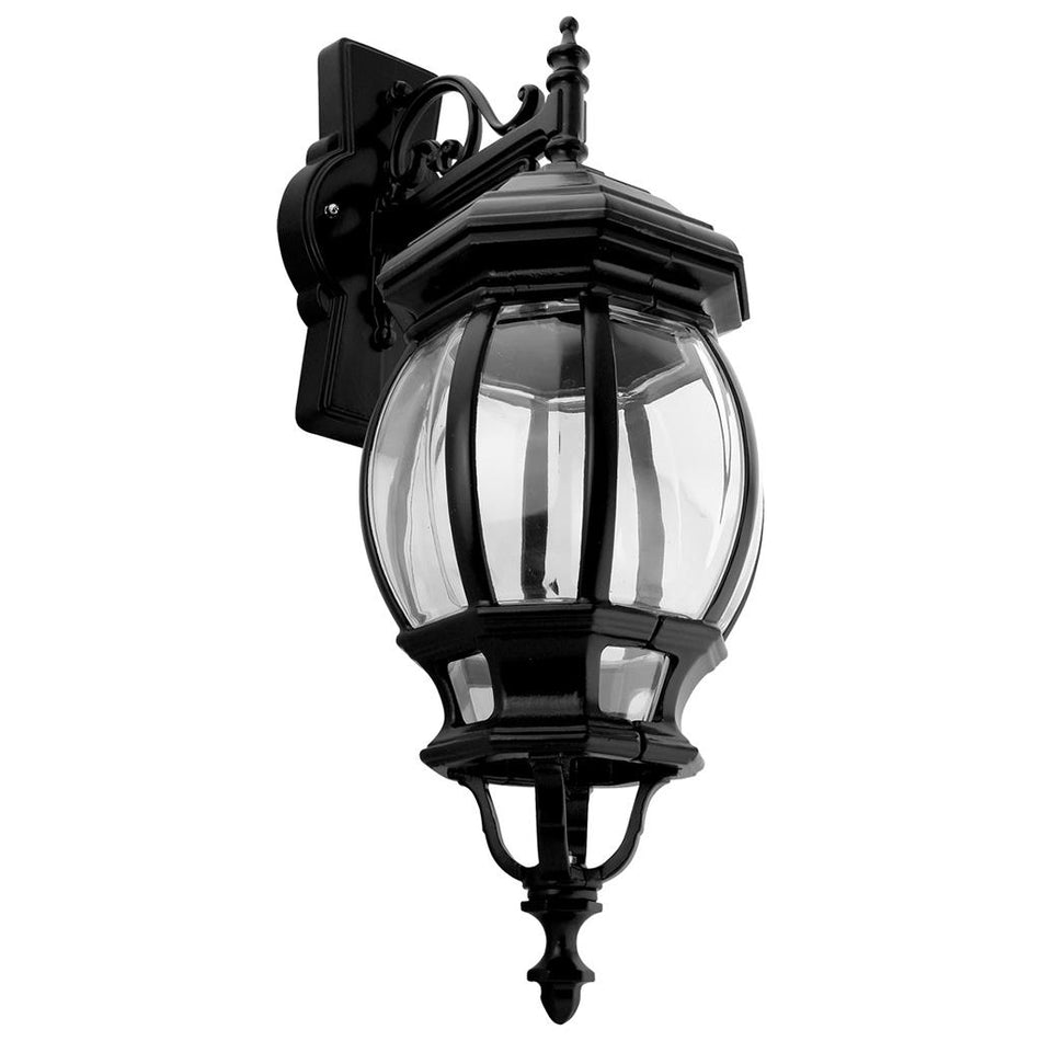 Vienna Downward Wall Light Large Black