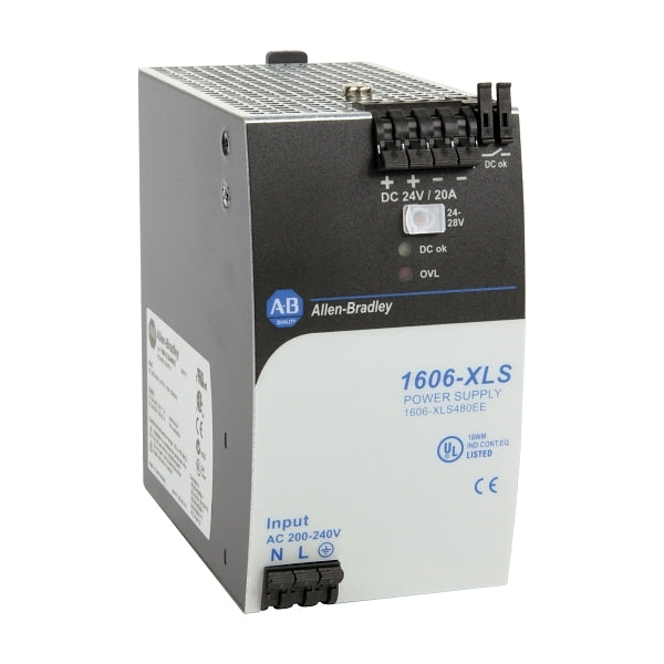 Allen-Bradley 1606 Power Supply HP 1Phase 200 to 240V AC to 24 to 28V DC 480W 20A***EMAIL/TEXT FOR PRICING***