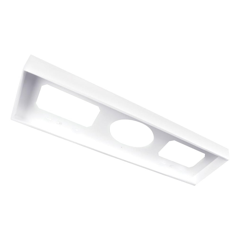 Backlit Surface Mounted 312mm x 1212mm Panel Frame White